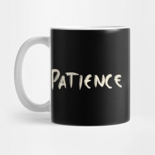 Hand Drawn Patience Is A Blessing Mug